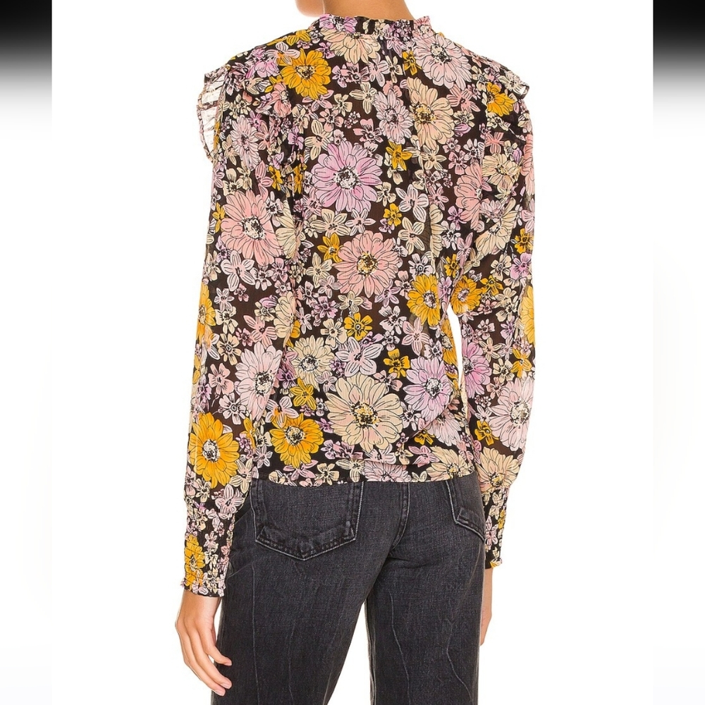 Floral Me Knot Top - Picture 3 of 4